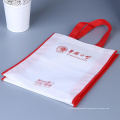 Gots Oekotex 100 Eco-Friendly Long Nylon/Polyester Handle Cmyk Printing Cheap Promotional Shopping Non Woven Bag with Lamination